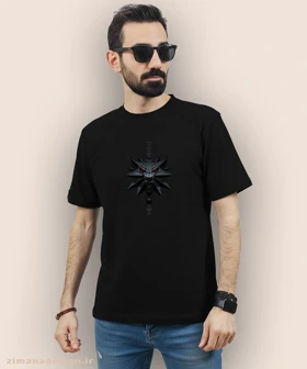 تیشرت مردانه و زنانه طرح ویچر کد 988
