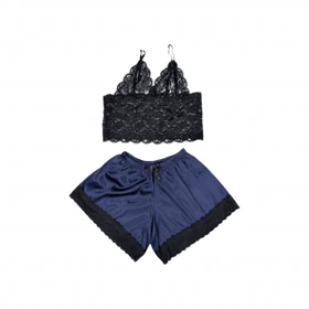 ست نیمتنه گیپور و شلوارک مدل 120