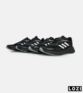 کفش کتانی مردانه و زنانه مشکی سفید قرمز ADIDAS climacool