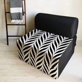 کاناپه تخت شو یک نفره پترن گل مینیمال مدل M1143