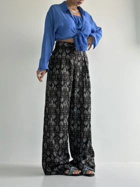 شلوار پارچه ای طرحدار