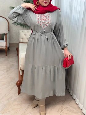 پیراهن نخی رامانا 3099