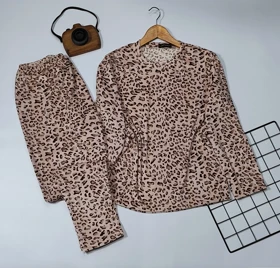 ست مخمل وارداتی مدل شهنیا کد 40186 (صورتی)