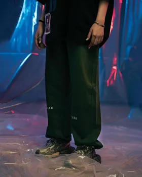شلوار جاگر مدل Baggy Minimal سبز برند بلوک blvak