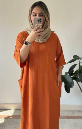 پیراهن مانتویی دلسا 8