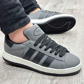 کفش و کتانی مردانه مدل ADIDAS_CAMPUS آدیداس کامپوس رنگ طوسی مشکی