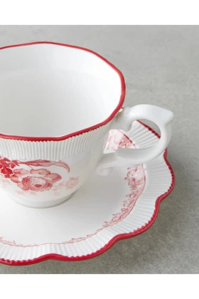 سرویس فنجان چای دو نفره English Home مدل Carmine چینی