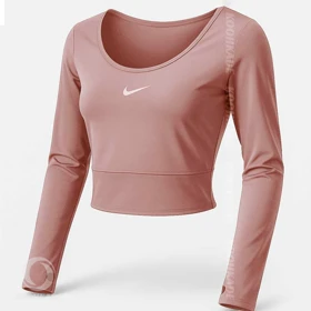 کراپ آستین دار فینگردار NIKE
