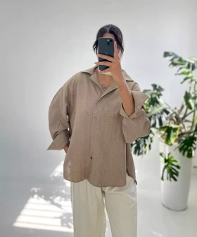 مانتو شومیزی کد SI018 برند ردا