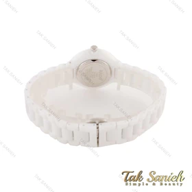 ساعت رادو زنانه سرامیکی سفید صفحه مهندسی Rado-4727-L
