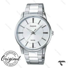 ساعت کاسیو مردانه MTP-1303D-7AV تمام سیلور Casio-10357-G