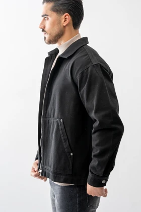 جکت جیب‌دار کتان مردانه