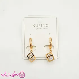 گوشواره زنانه ژوپینگ مدل مکعب
