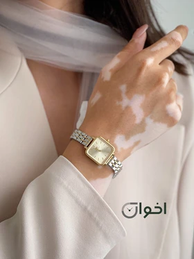 ساعت دنیل ولینگتون فلزی مربع اصلی