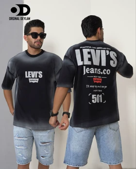 تیشرت لش باکسی مشکی Levi's 501 - Beautiful Los Angeles City میراث 501 کیفیت عالی