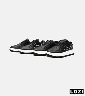 کفش کتانی مردانه و زنانه مشکی سفید نایک NIKE AIR FORCE