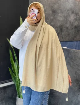 شال پلیسه اکلیلی مهرناز کد : L173