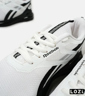 کفش کتانی مردانه و زنانه سفید مشکی Reebok مدل 5012