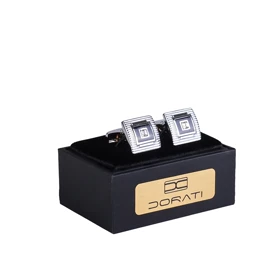 دکمه سر آستین مربعی سیلور 1527