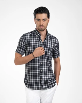 پیراهن مردانه چهارخانه کد 1881