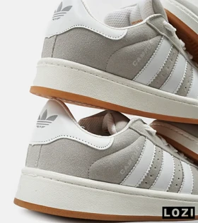 کفش کتانی مردانه و زنانه طوسی سفید ADIDAS Campus مدل 4237
