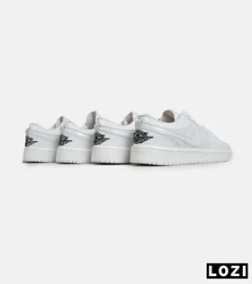 کفش کتانی مردانه سفید ورنی نایک NIKE jordan 1