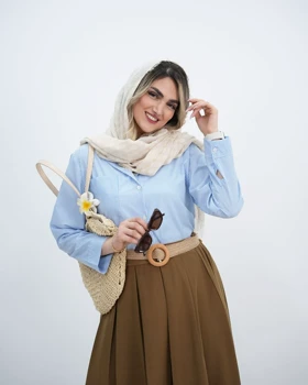 شومیز راه‌راه پروانه