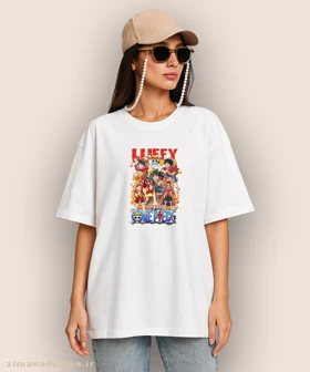 تیشرت لش مردانه و زنانه طرح وان پیس کد 911