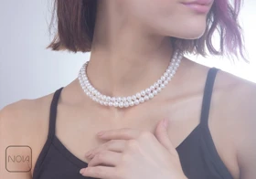 گردنبند مروارید کد 211183