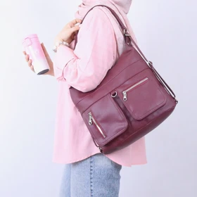 کیف سه کاره آسنا ASENA (زرشکی)