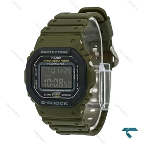جی شاک DW5600 سبز تیره زه مشکی دیجیتالی GShock-8231-U