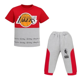 ست تیشرت آستین کوتاه و شلوارک راحتی بچگانه مدل PJ1391