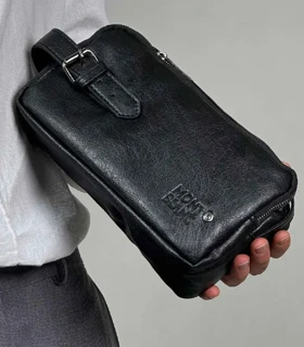 شوزبگ دستی چرم مصنوعی مدل MONT BLANK