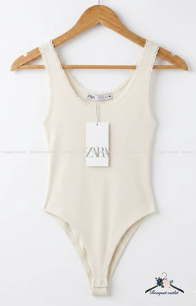 بادی سفید کبریتی زارا ZARA
