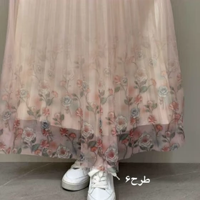 دامن دورو طرح دار (طرح ۶)