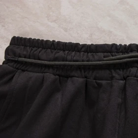 شلوارک مردانه دورس دو نخ لاکرا مشکی