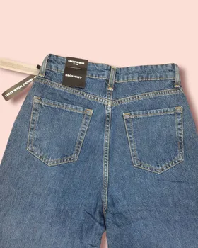 شلوار مام استایل قد 95 دنیم ترک برند Slouchy