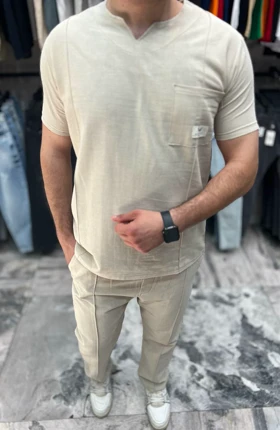 ست یقه کوبایی کنفی