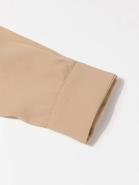 تونیک زنانه کرپ یقه مردانه آستین بلند بیسیک 50100