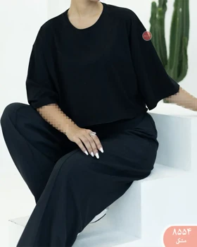 تیشرت کراپ باکسی 8554