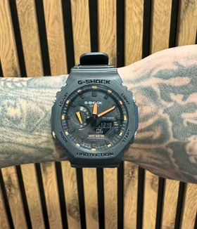 ساعت جی شاک 2100 مشکی عقربه نارنجی