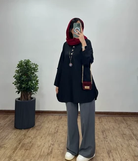 مانتو جلو بسته شانتون لیانا کد 3119(ارسال رایگان)