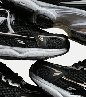 کفش کتانی مردانه و زنانه مشکی نقره ای NEW BALANCE 1064