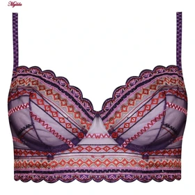 ست شورت و سوتین زنانه مدل فنردار بنفش برتا کد 5101-1031-PP