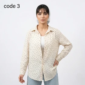 شومیز نخی پاپیونی اوپال علیدسا (کد3)