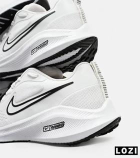 کفش کتانی بزرگ پا سفید مشکی نایک NIKE PEGASUS V10