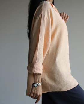 شومیز لینن tghv_peach