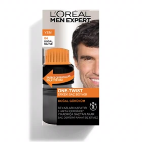 رنگ مو مردانه لورآل, مدل One-Twist شماره 04 رنگ قهوه ای طبیعی حجم 50ml