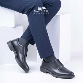 کفش مردانه چرم اداری و روزانه کد 7019011