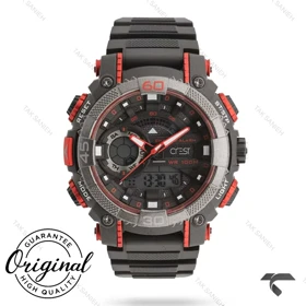 ساعت مچی کرست مدل 9509-1 مردانه مشکی قرمز Crest-11395-U